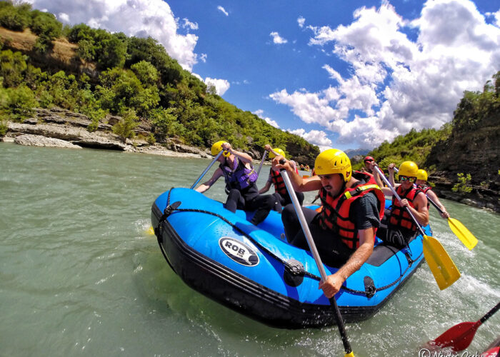 Rafting Vjosa River, Permet, reizen Albanië